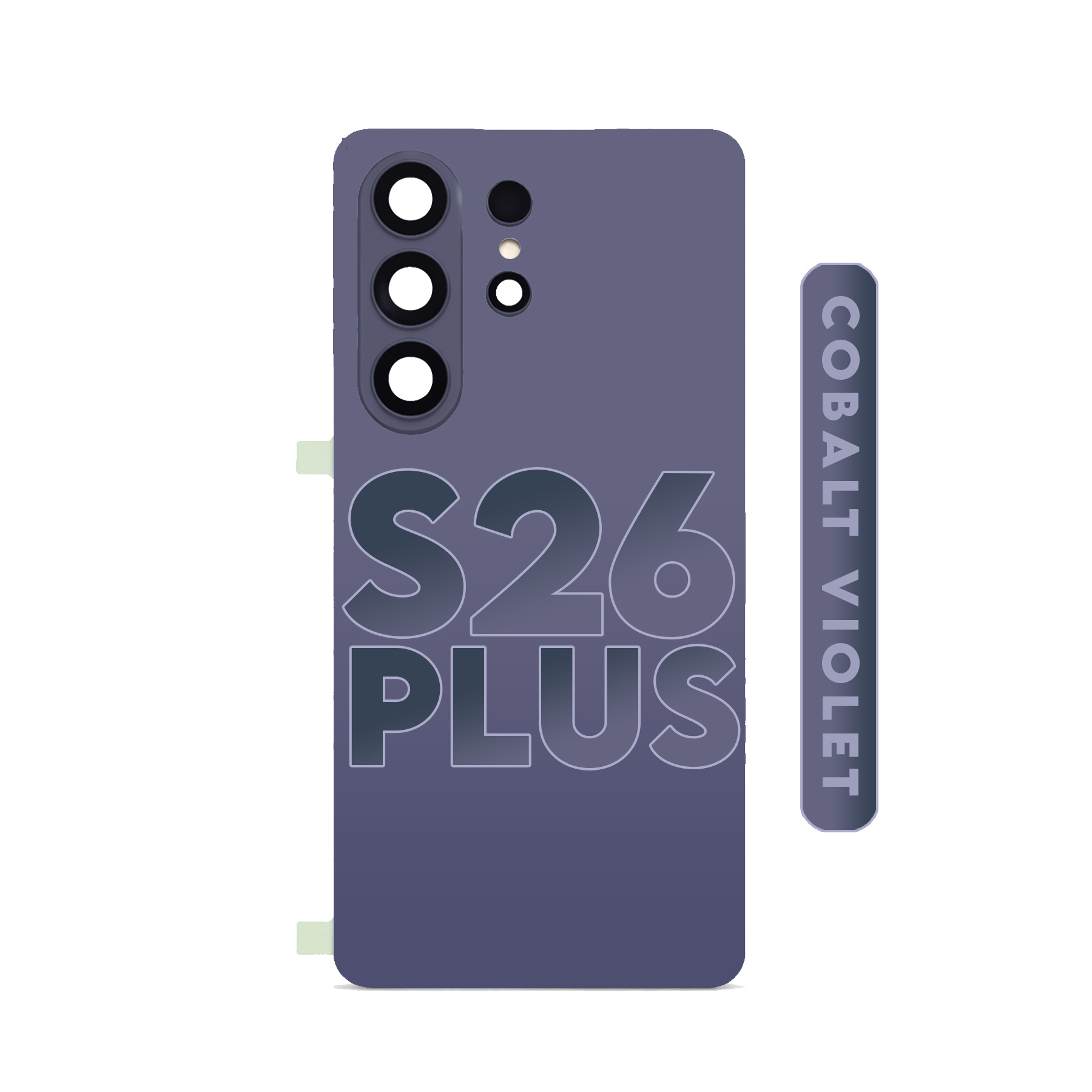  (Cobalt Violet) For Samsung Galaxy S26 Plus | Back Cover Glass With Camera Lens