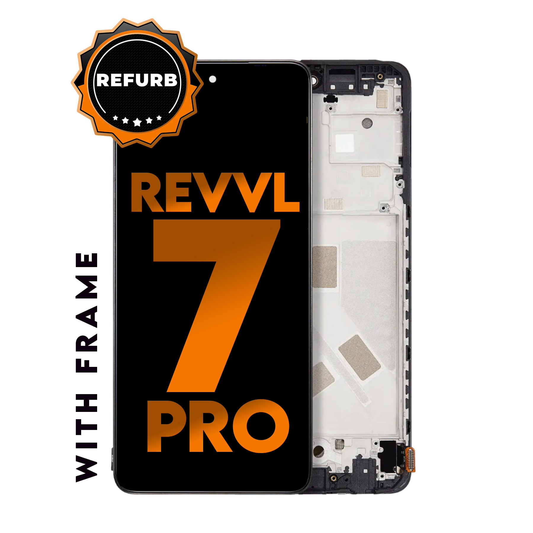 For T-Mobile Revvl 7 Pro / T Phone 2 Pro 5G  (Refurbished) OLED LCD With Frame