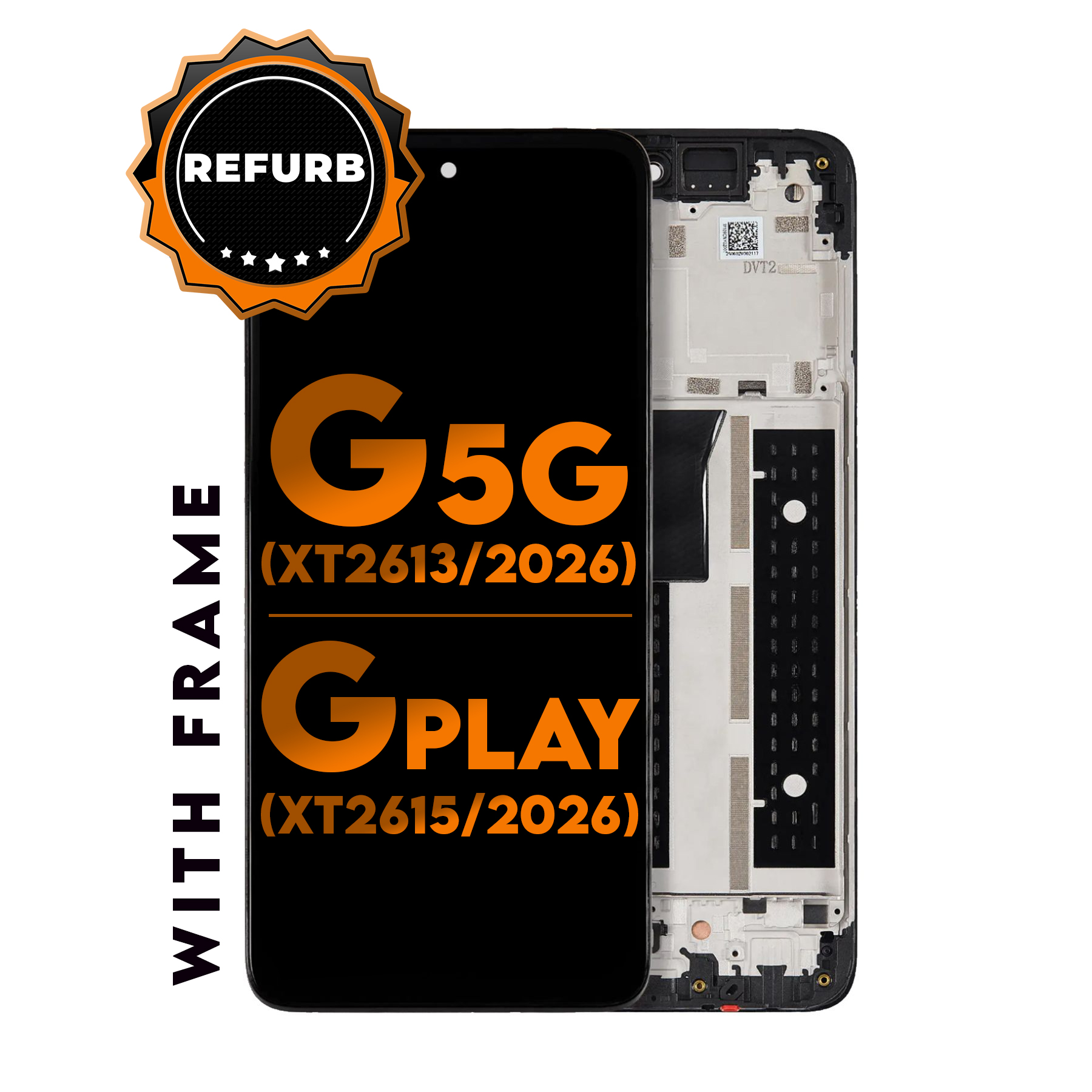 For Moto G Play (XT2615 / 2026) / G 5G (XT2613 / 2026) | LCD Assembly with Frame  (Premium)