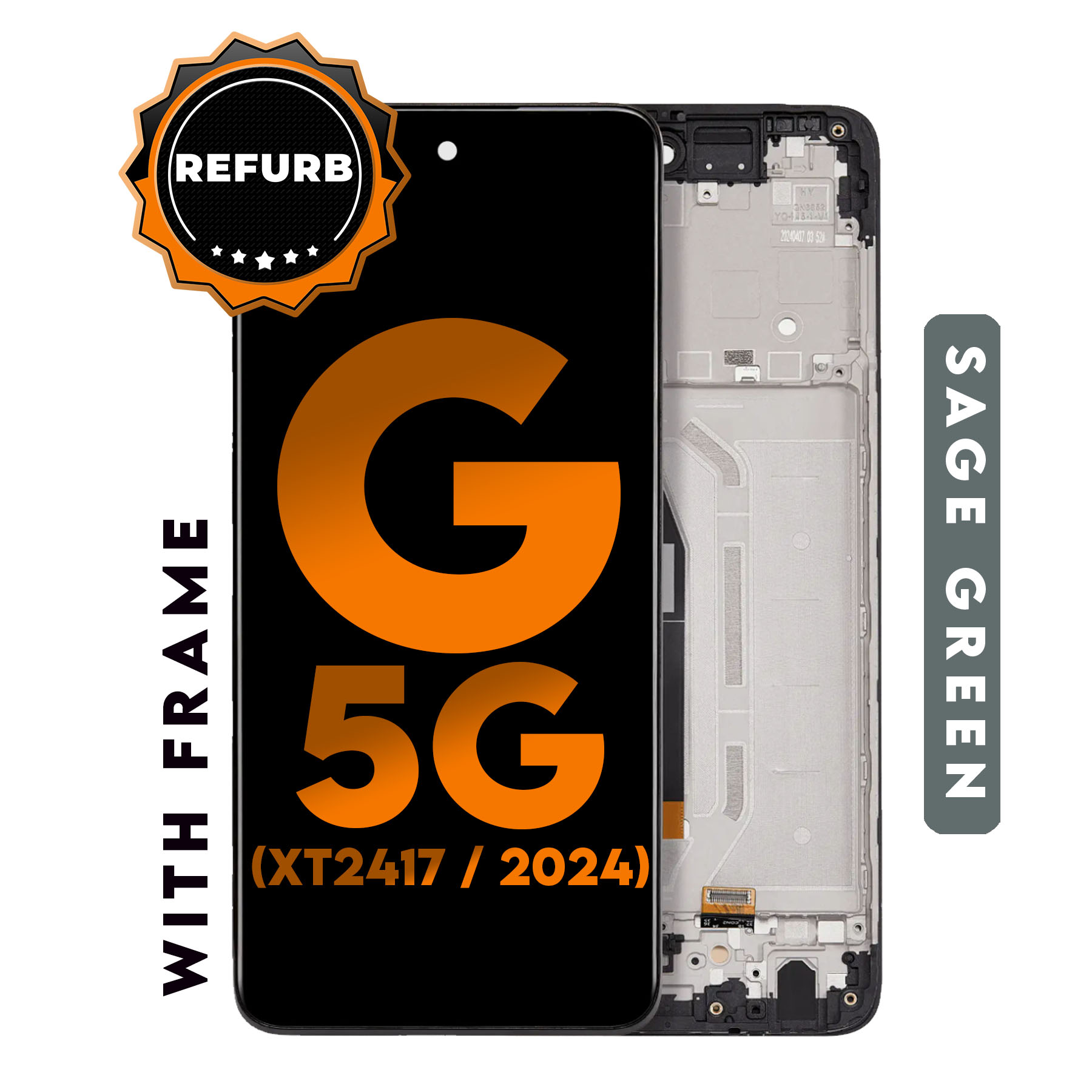 For Motorola Moto G 5G (XT2417 / 2024) | LCD Assembly (Premium / Refurbished)