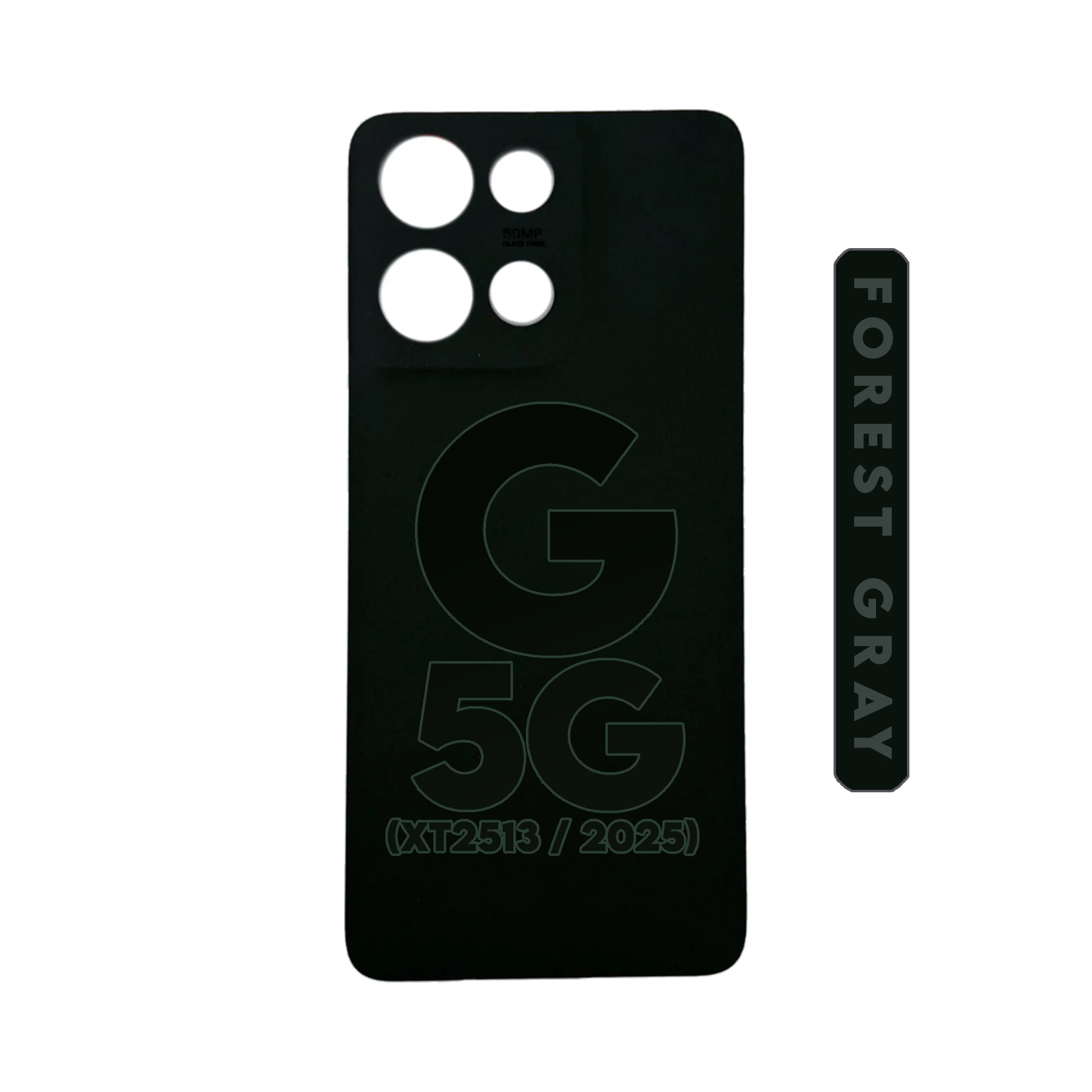 Back Cover Glass For Motorola Moto G 5G (XT2513 / 2025) (Pull) (Forest Gray)