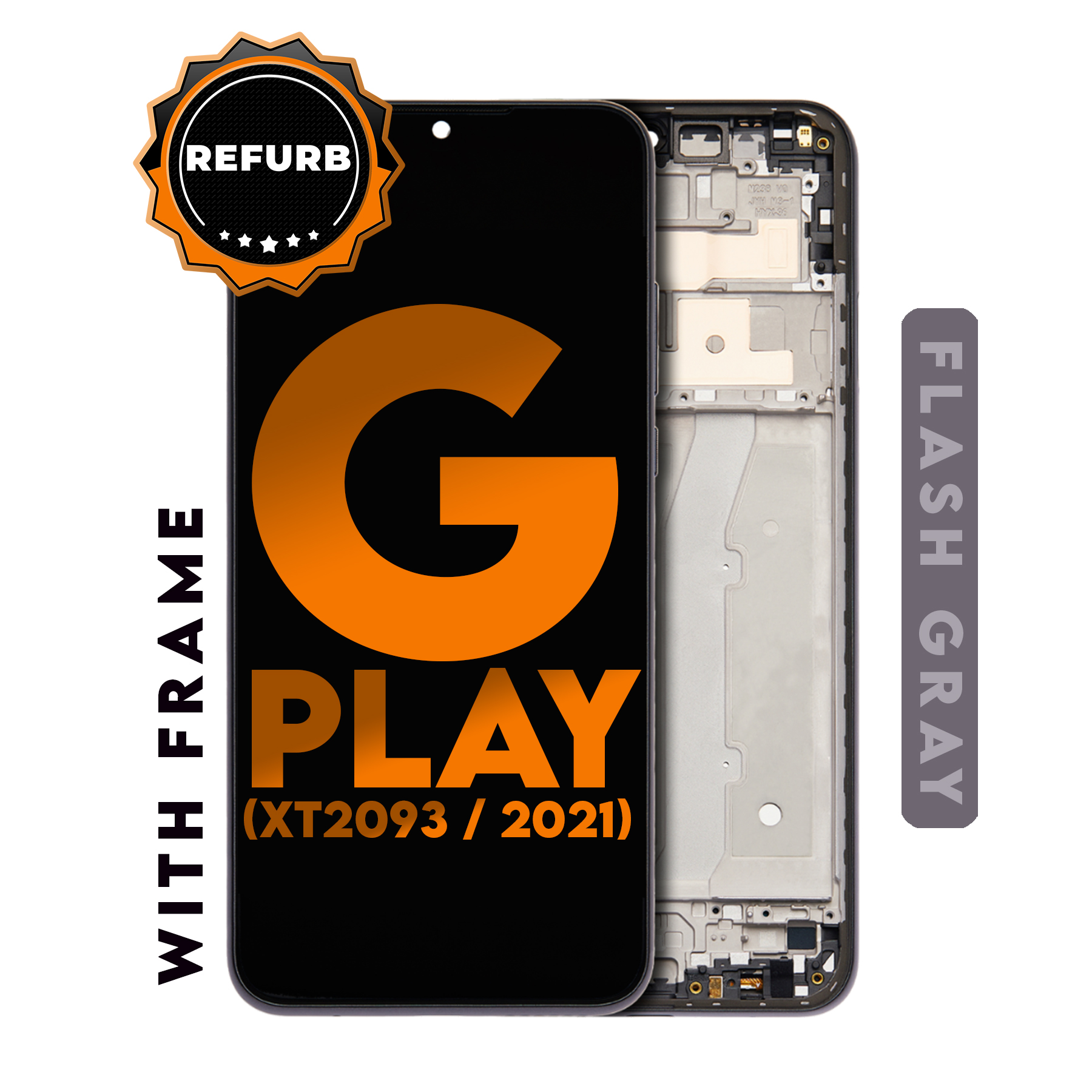 For Motorola Moto G Play (XT2093 / 2021) | LCD Assembly with frame
