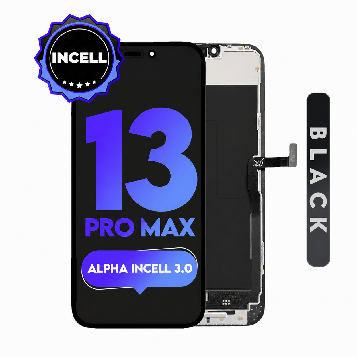 For iPhone 13 Pro MAX | Alpha HD LCD  (Full Coverage/ Breakage covered)