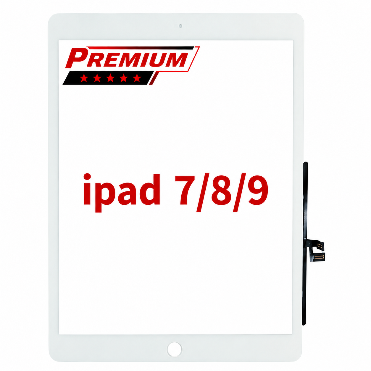 (Premium) (White) For iPad 7 (2019) / iPad 8 (2020) / iPad 9 (2021) | DIGITIZER