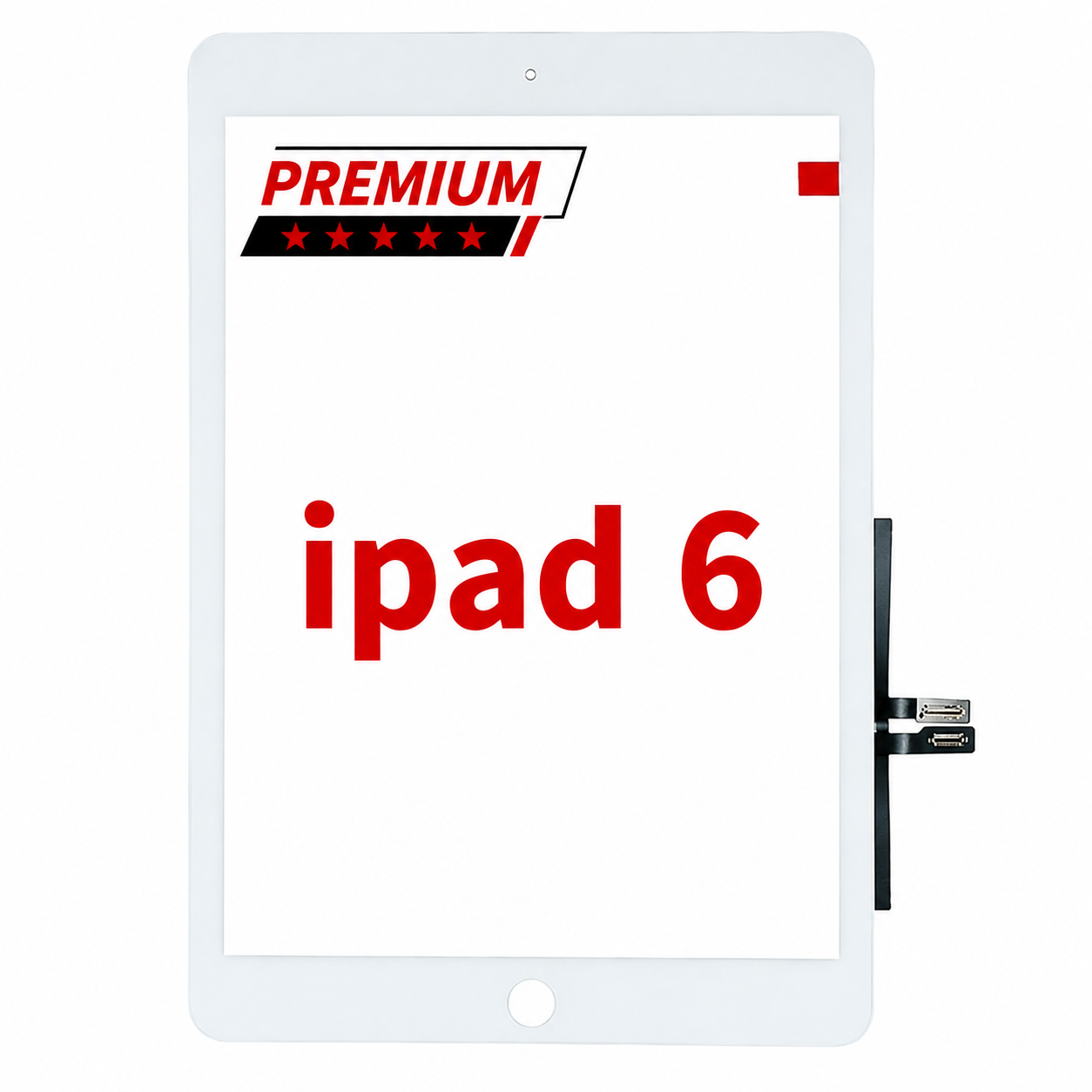 (Premium) For iPad 6 | DIGITIZER (White)