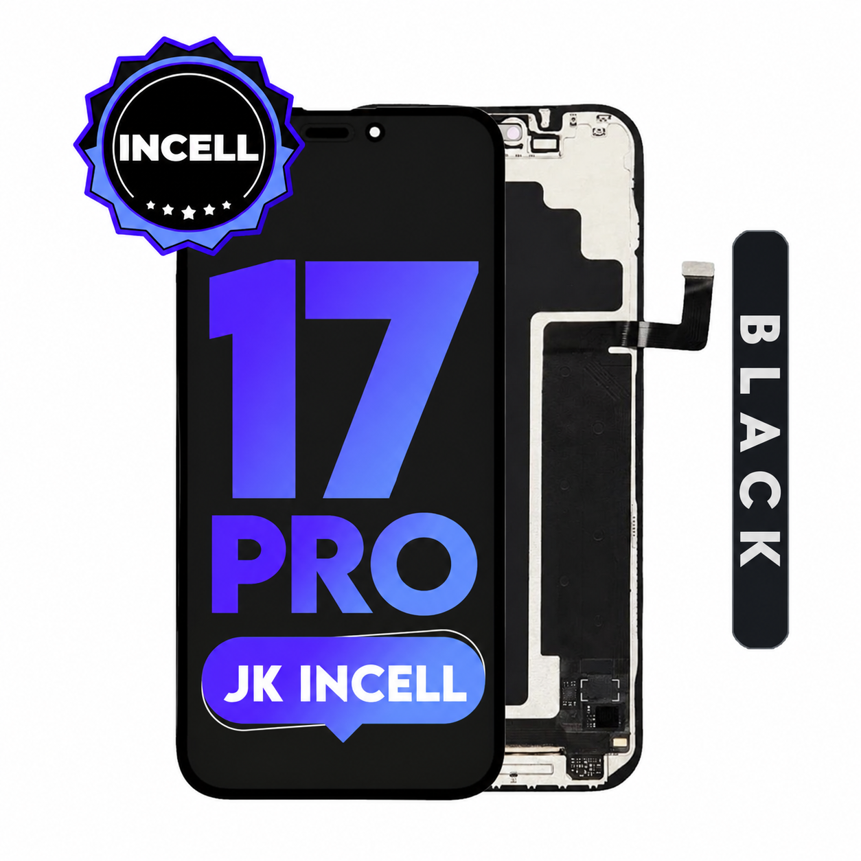 For iPhone 17 Pro | JK Incell LCD (Full Coverage/ Breakage covered)
