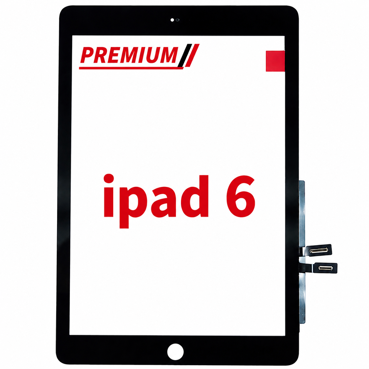 (Premium) For iPad 6 | DIGITIZER (BLACK)