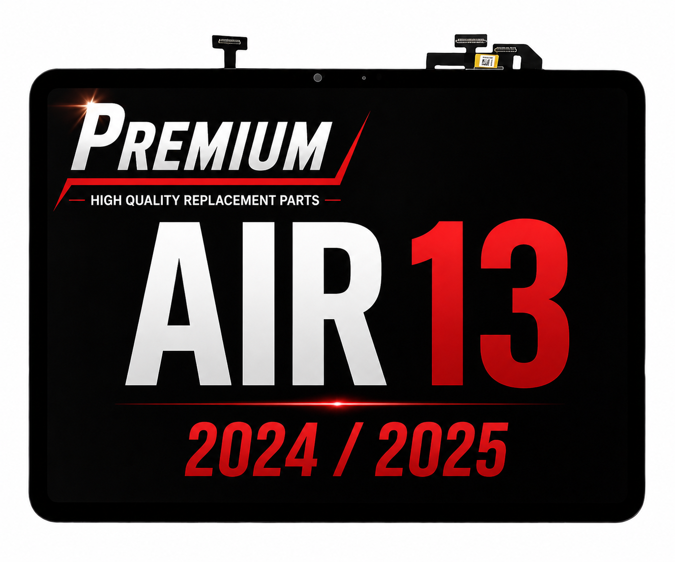 (Premium) For iPad Air 13" (2024 / 2025 / 2026) (WiFi / Cellular) LCD Assembly With Digitizer  (Refurbished)