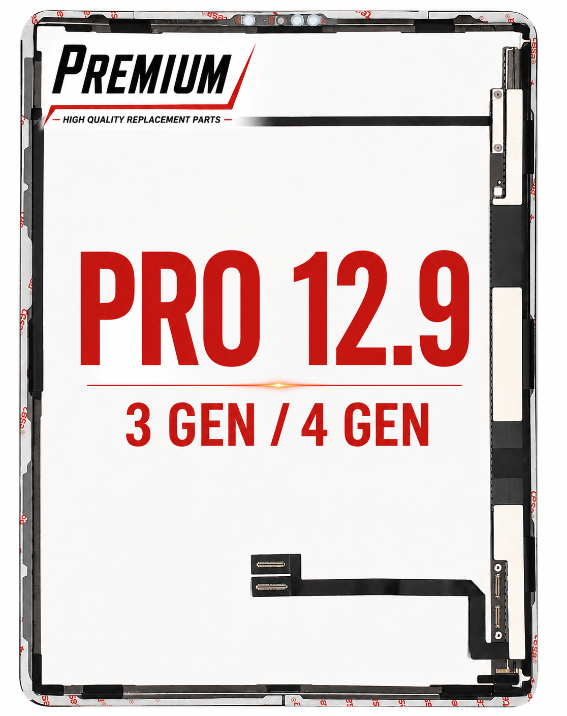  (Premium) For iPad Pro 12.9" 3rd Gen (2018) / iPad 12.9" 4th Gen (2020) | LCD Screen Replacement