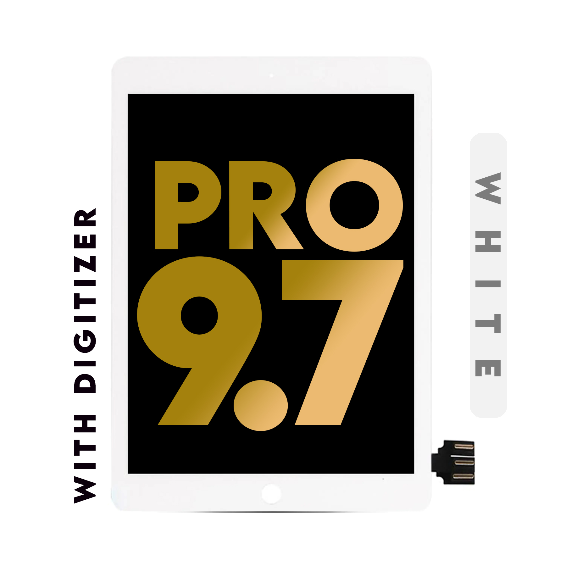 (Premium) (White) For iPad Pro 9.7 | LCD Assembly (Refurbished)