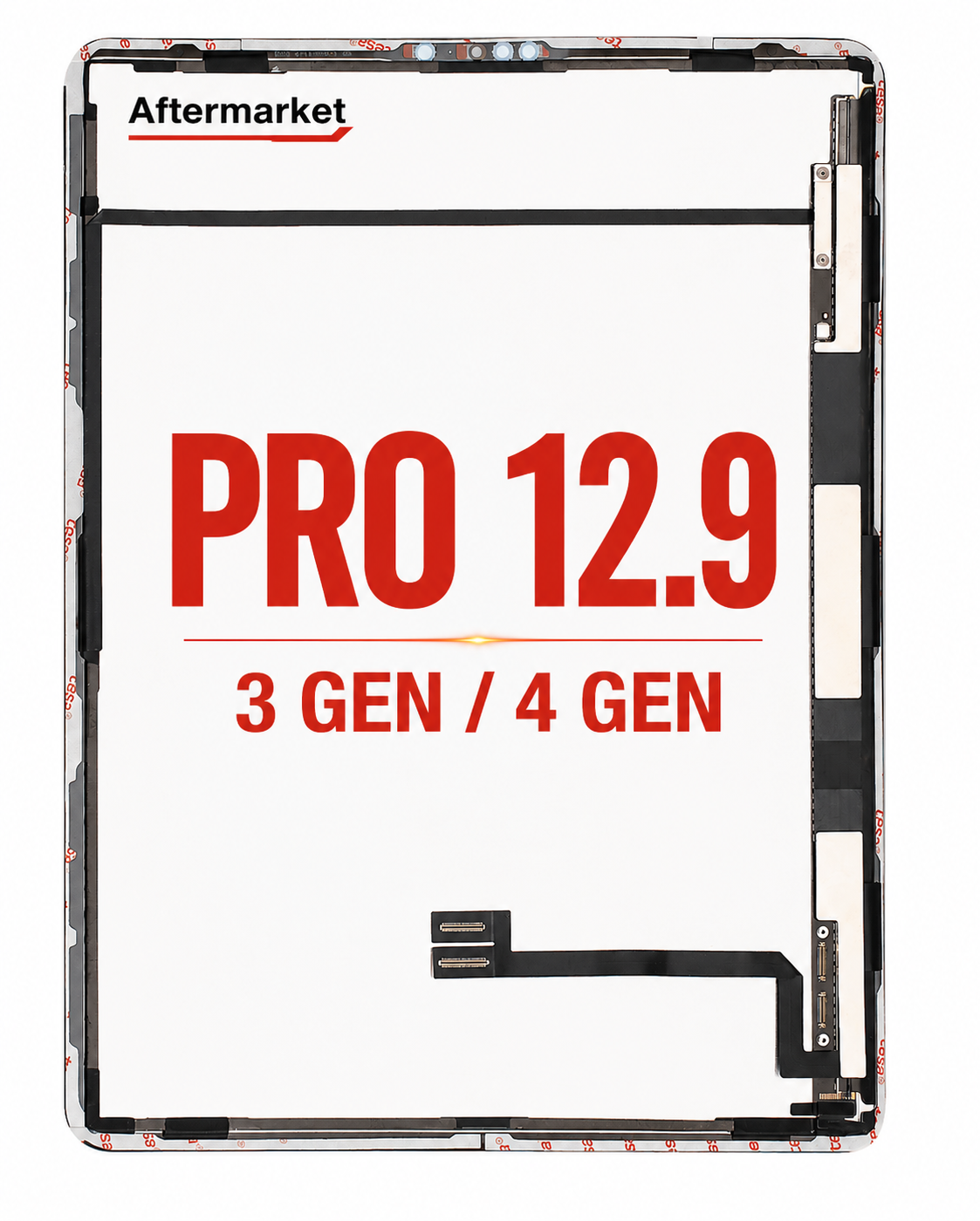(Aftermarket Plus) For iPad Pro 12.9" 3rd Gen (2018) / iPad 12.9" 4th Gen (2020) | LCD Screen Replacement (FOG) 