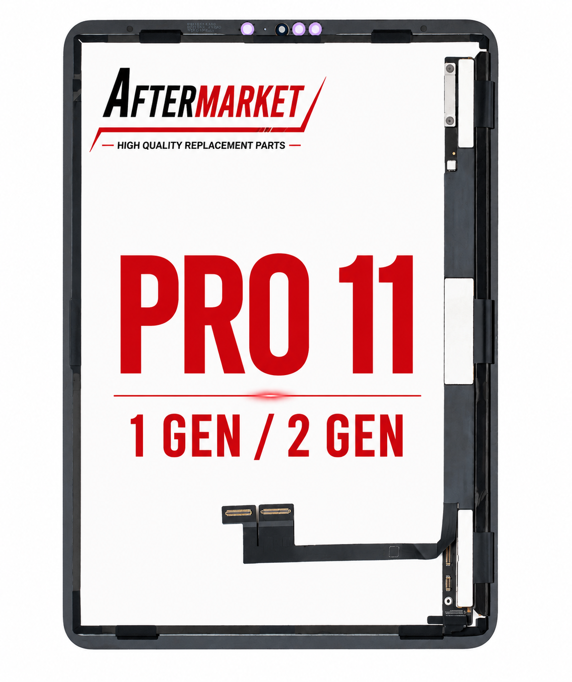 (Aftermarket Plus) For iPad Pro 11" 1st Gen (2018) / iPad Pro 11" 2nd Gen (2020) | LCD Assembly (FOG)