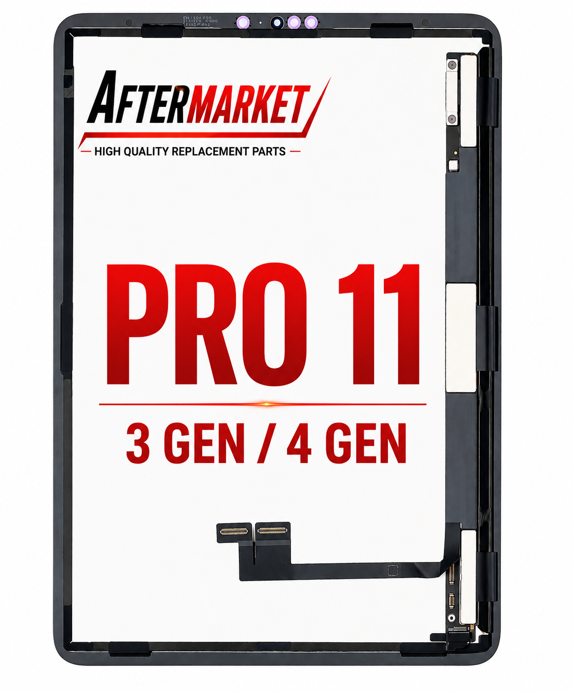 (Premium) For iPad Pro 11 (3rd Gen / 2021) / (4th Gen / 2022) | LCD Screen Replacement (Refurbished)