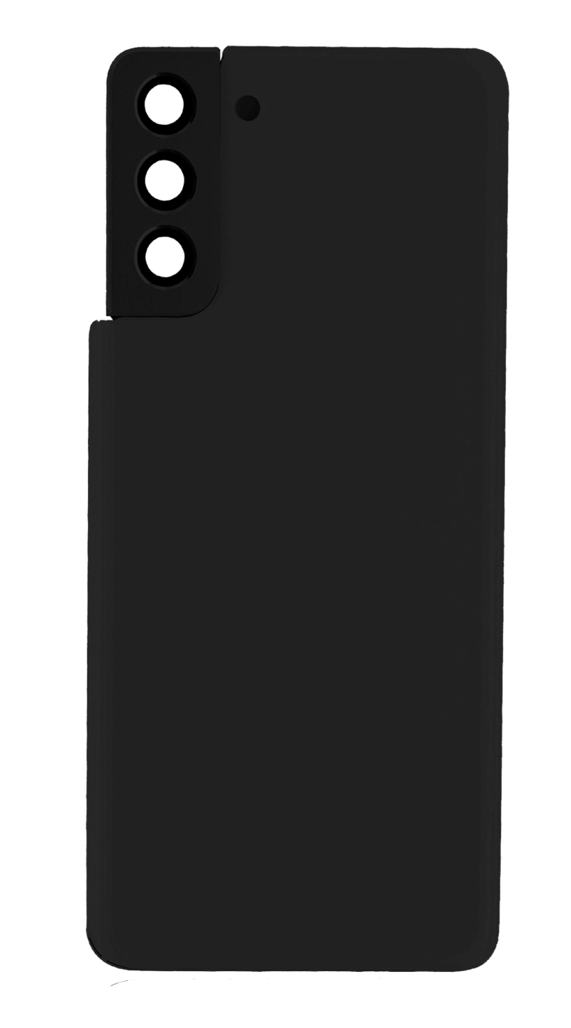 (BLACK) For Galaxy S21 Plus | Back Glass With Camera Lens (No Logo) — image 1