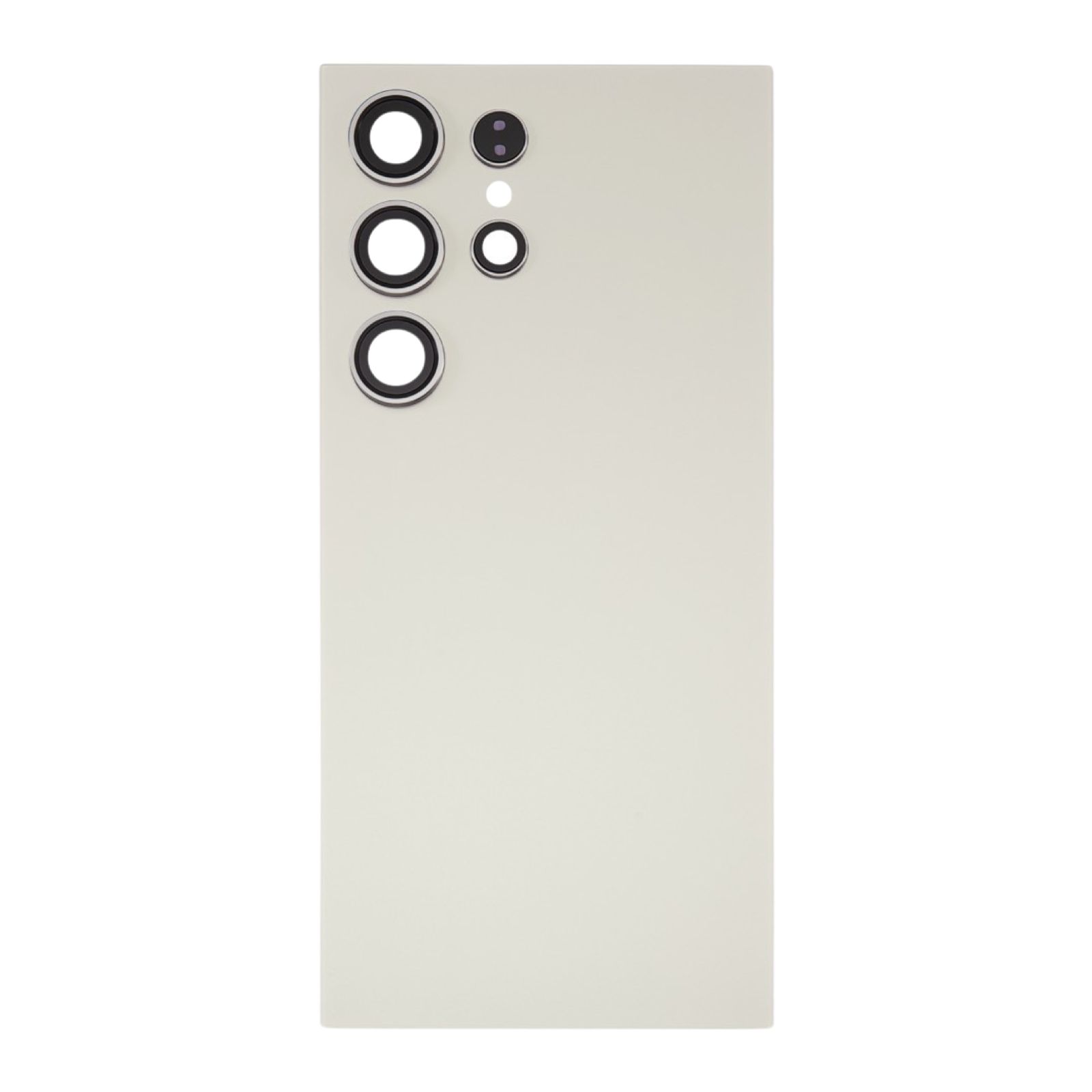 (Titanium Gray) For Galaxy S24 Ultra  | Back Cover Glass With Camera Lens (No Logo) — image 1