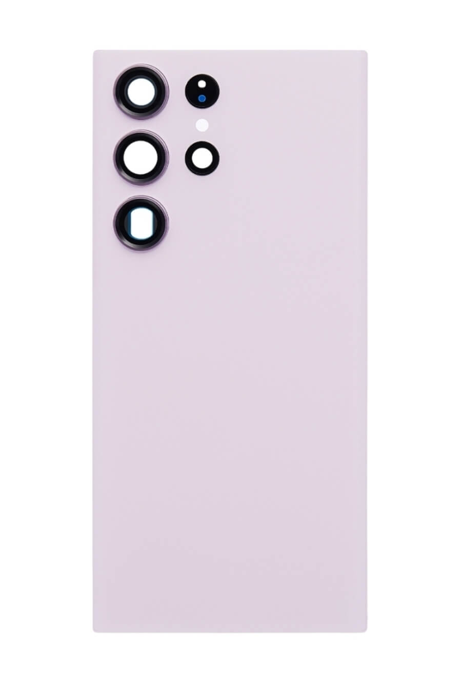(Purple) For Galaxy S23 Ultra | Back Glass With Camera Lens (Black) (No Logo) — image 1