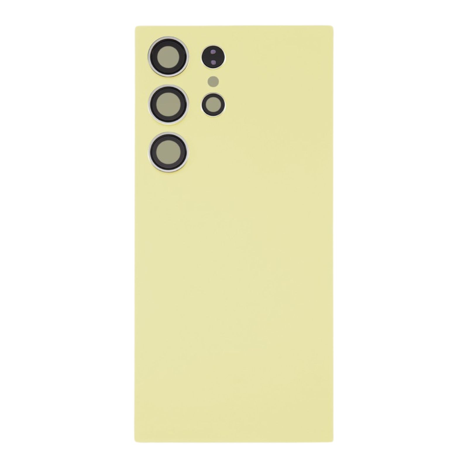 (Titanium Yellow) For Galaxy S24 Ultra | Back Cover Glass With Camera Lens (No Logo) — image 1