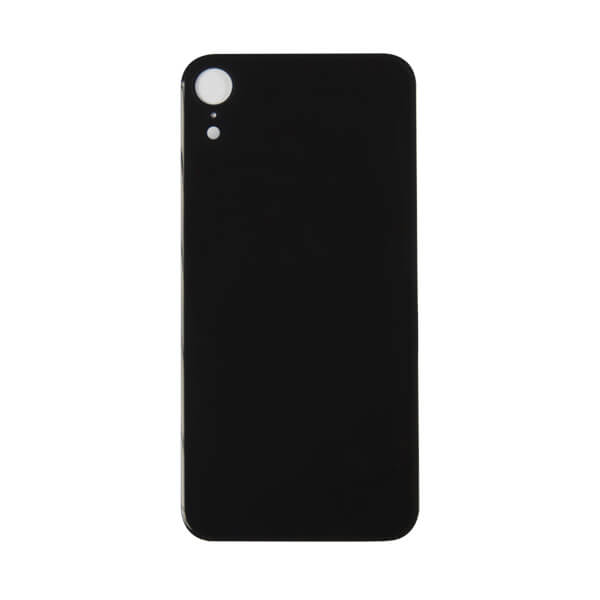 (Black) iPhone XR | BACK DOOR GLASS (Big Hole) (No Logo)
