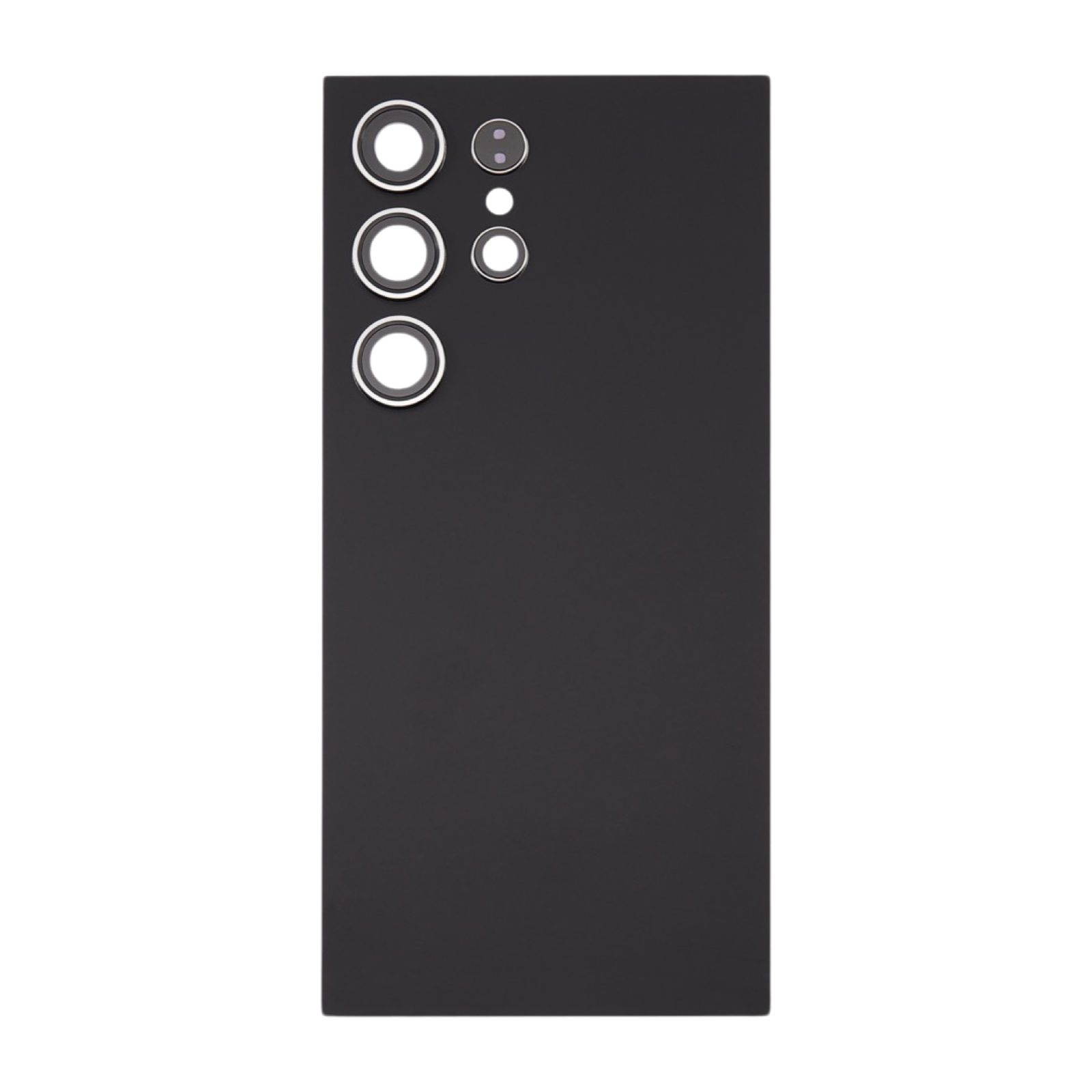 (Black) Galaxy S23 Ultra  | Back Glass With Camera Lens (Black) (No Logo) — image 1