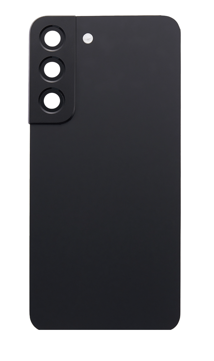 (Black) For Galaxy S22 | Back Glass With Camera Lens (No Logo)