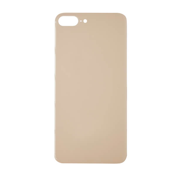 (Gold) For iPhone 8 Plus | Back Glass Door (No Logo) — image 1