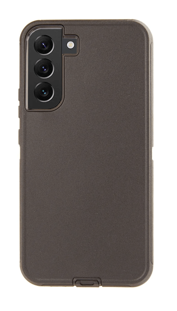 FOR GALAXY S23 PLUS | HEAVY DUTY CASE WITH BELT CLIP (BLACK) — image 1