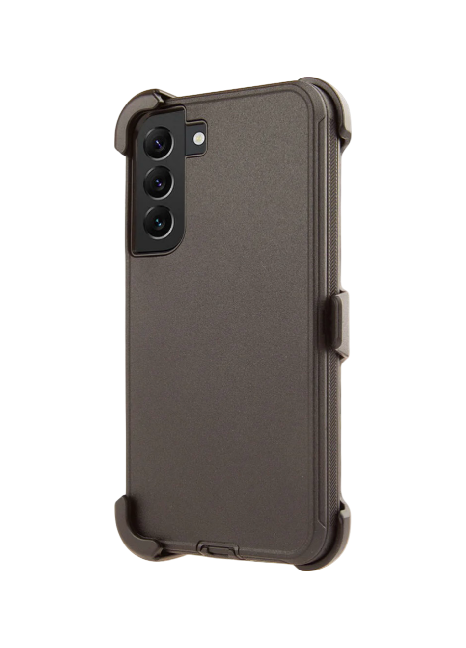 FOR GALAXY S22 | HEAVY DUTY CASE WITH BELT CLIP (BLACK) — image 1