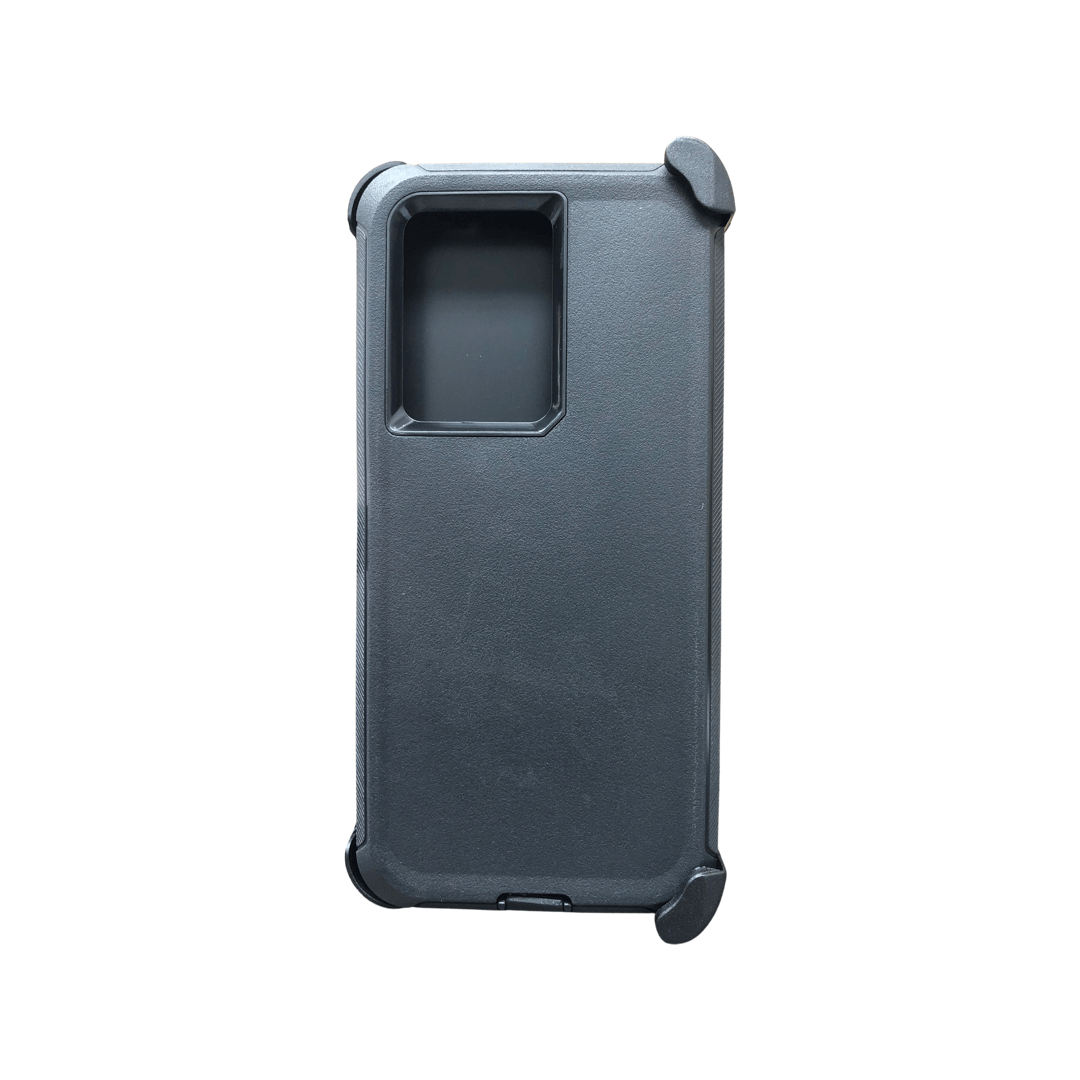 FOR GALAXY S20 ULTRA  | HEAVY DUTY CASE WITH BELT CLIP (BLACK) — image 1
