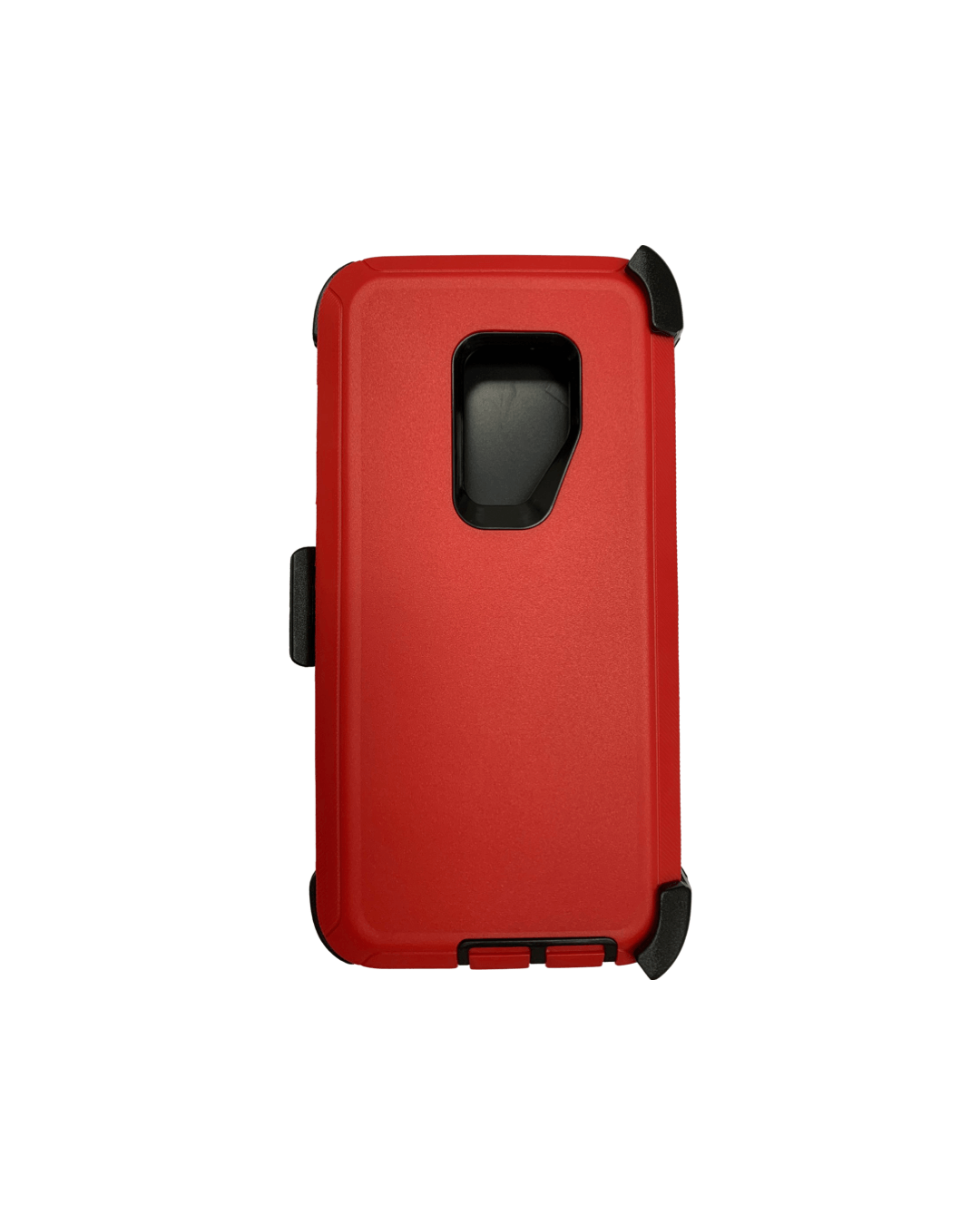 FOR GALAXY S9 PLUS  | HEAVY DUTY CASE WITH BELT CLIP (RED)