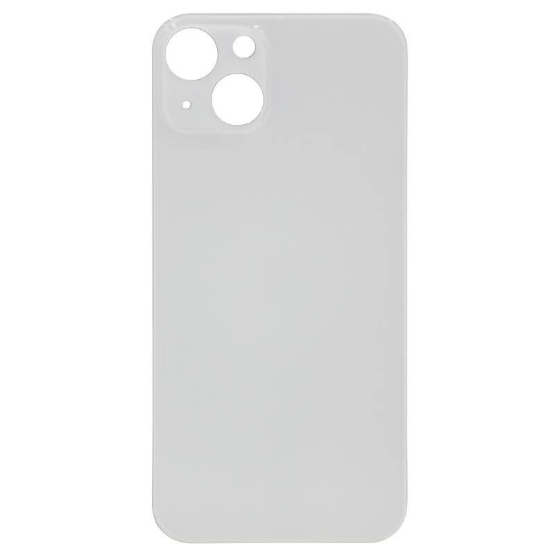 (White) For iPhone 13 MINI | BACK DOOR GLASS (Big Hole) (No Logo)
