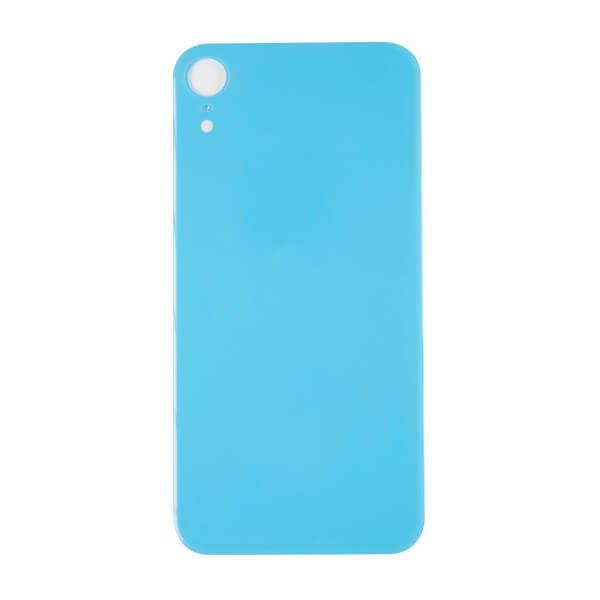 (Blue) For iPhone XR | BACK DOOR GLASS (Big Hole) (No Logo)