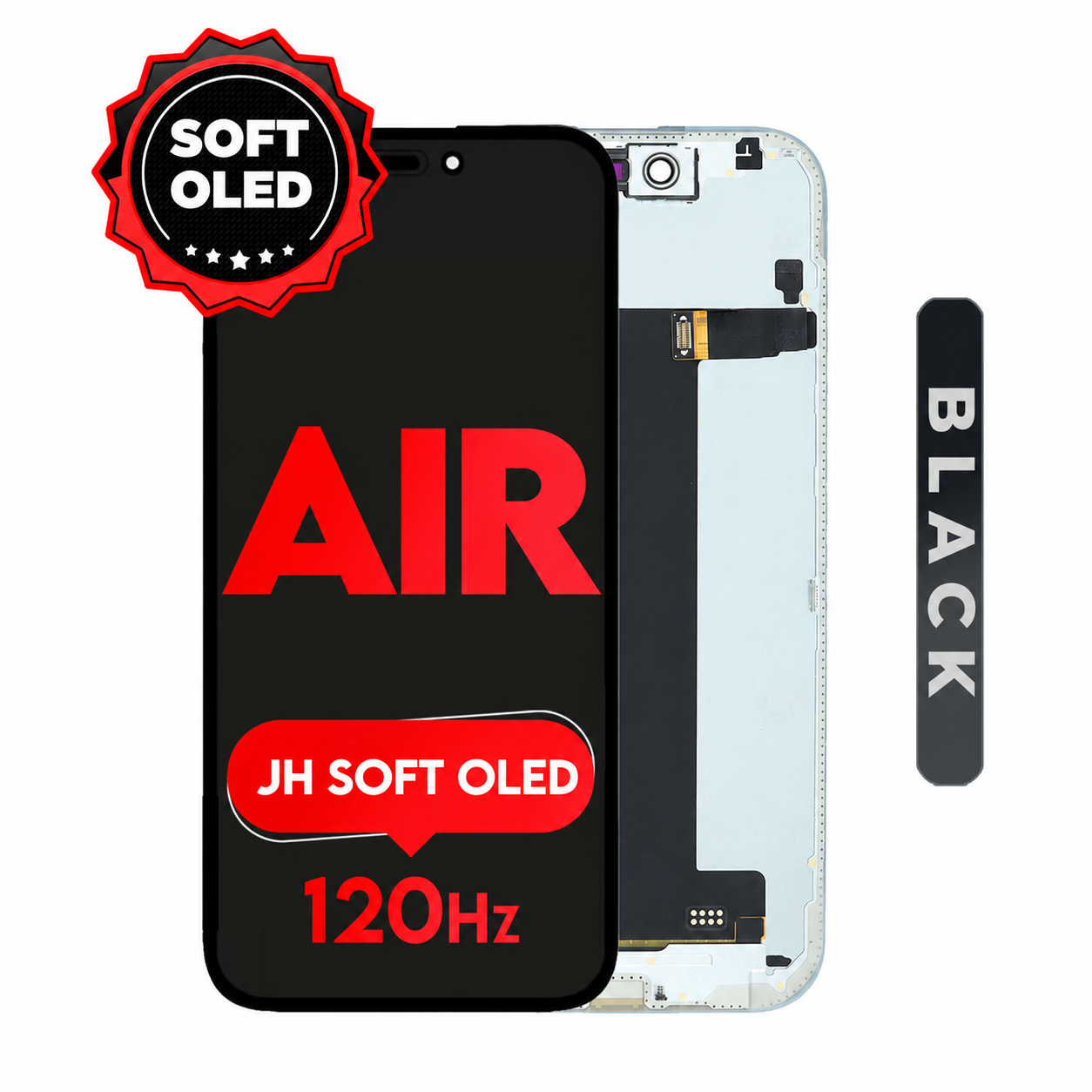 For iPhone Air | Soft OLED (JH) 120HZ HUAXING (Full Coverage/ Breakage covered)