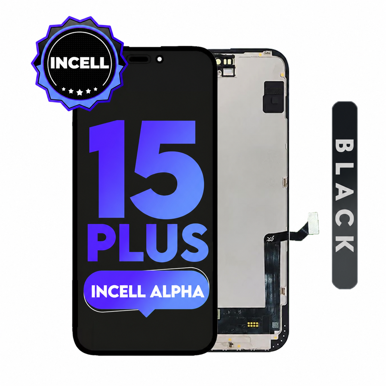 For iPhone 15 Plus | Alpha HD LCD (Full Coverage/ Breakage Covered)