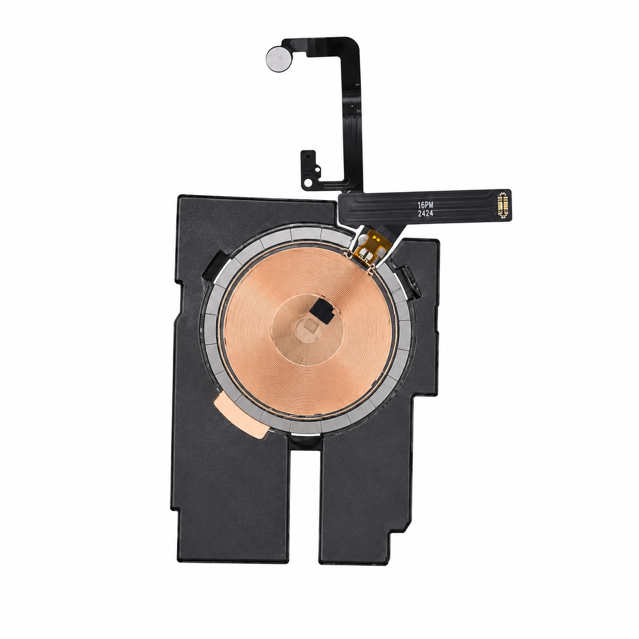 For iPhone 16 Pro Max | Wireless NFC Charging Flex With Flashlight Flex Cable Compatible