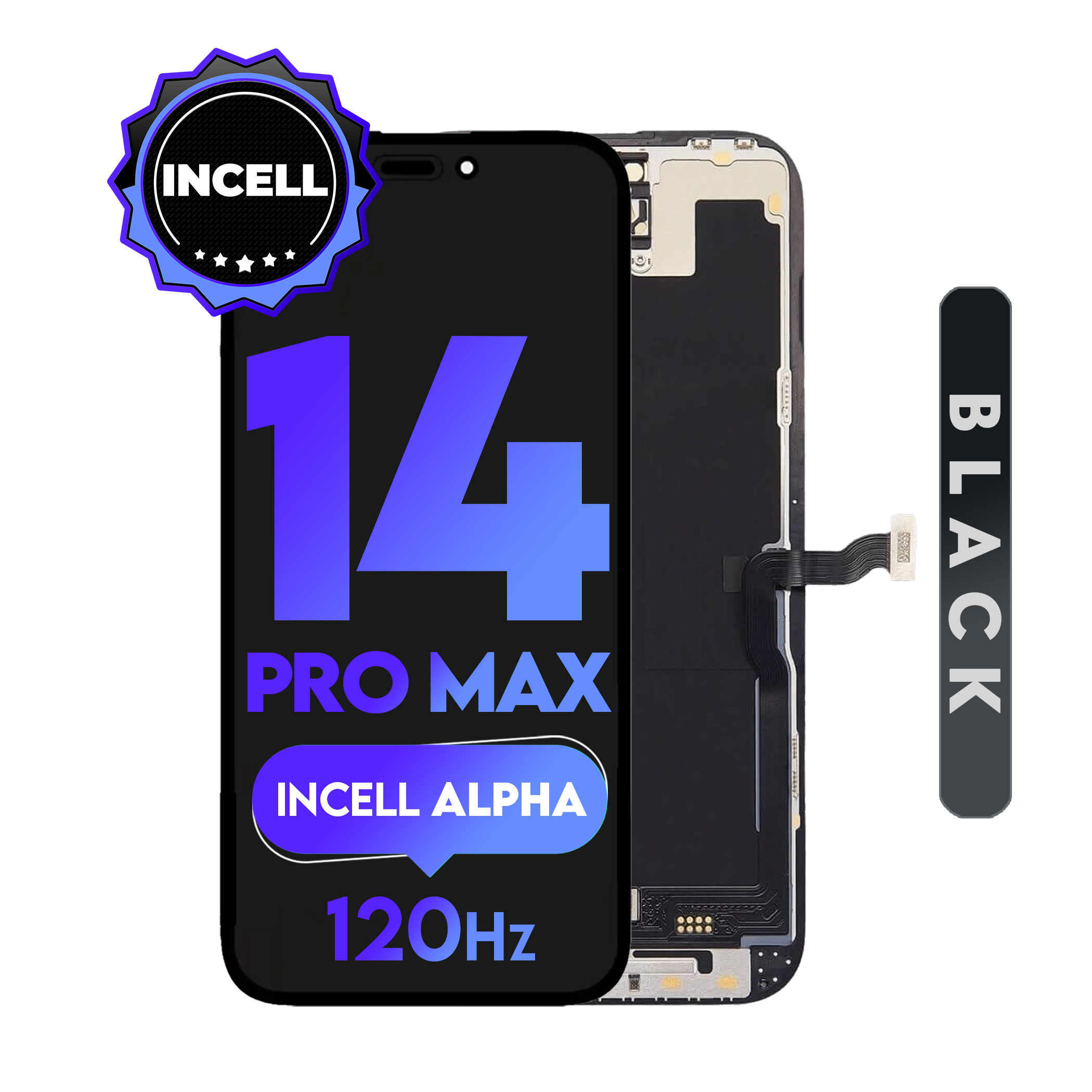 For iPhone 14 Pro Max | Alpha HD LCD (Full Coverage/ Breakage Covered)