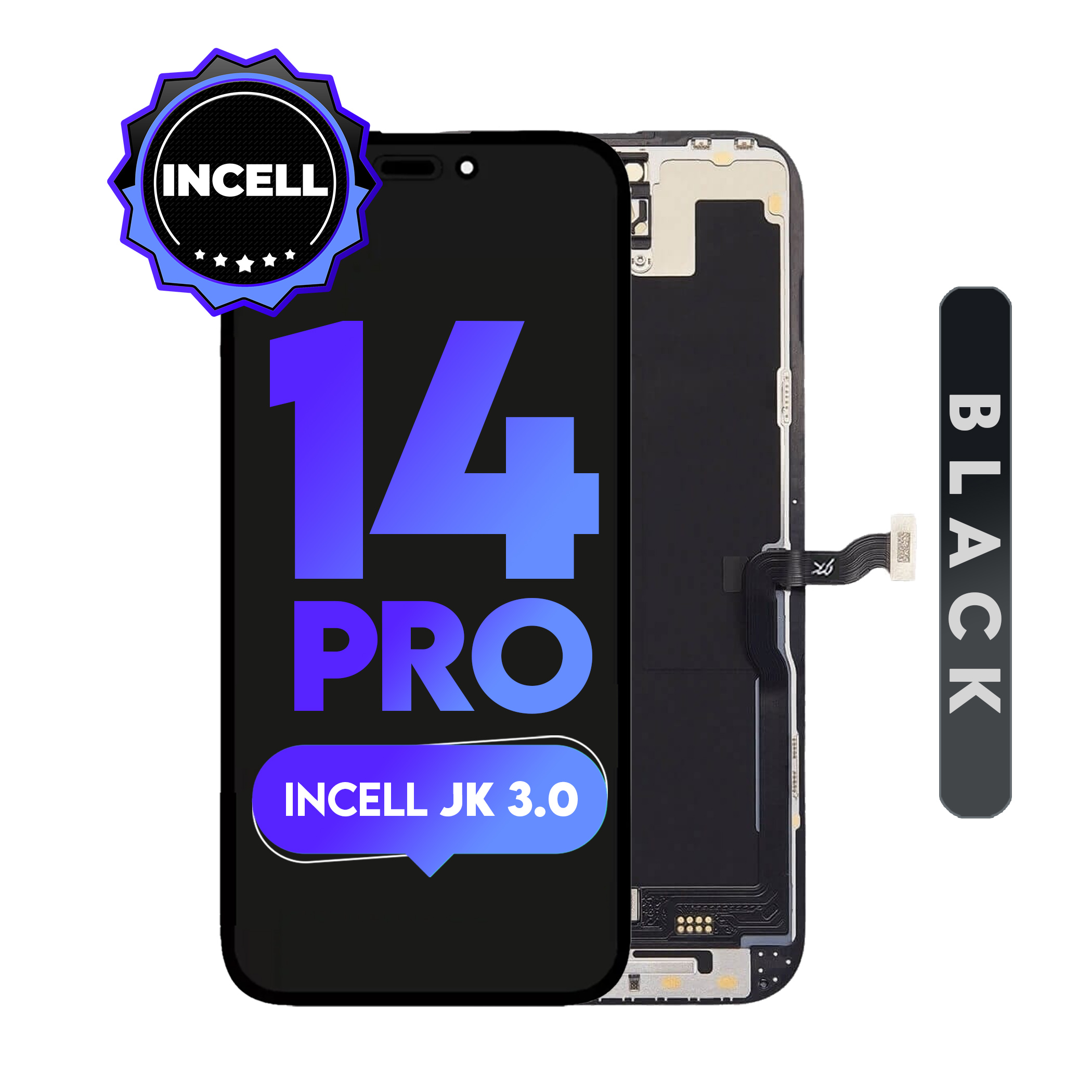 For iPhone 14 Pro | ( Incell JK 3.0) LCD (Full Coverage/ Breakage Covered)
