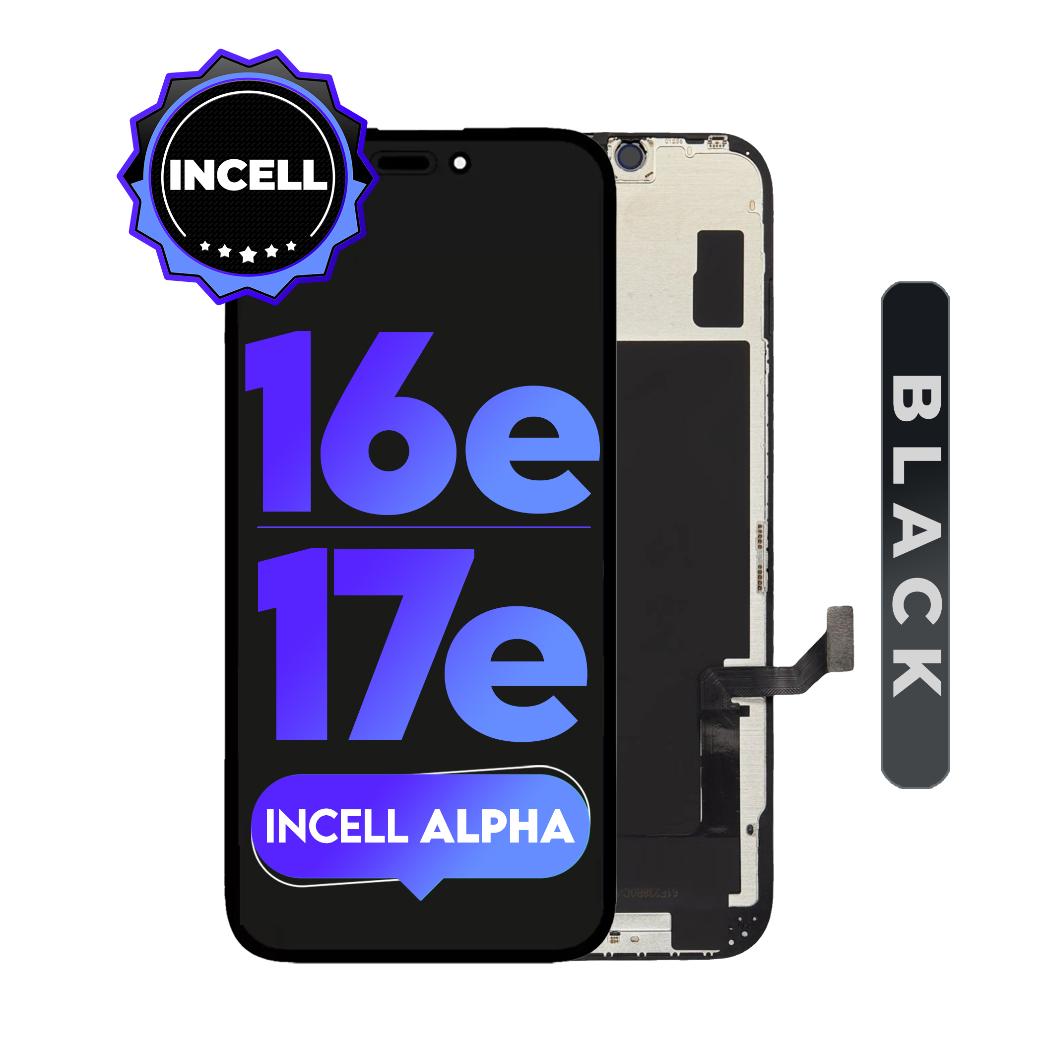 For iPhone 16e / 17e | Alpha HD LCD (Full Coverage/ Breakage covered)