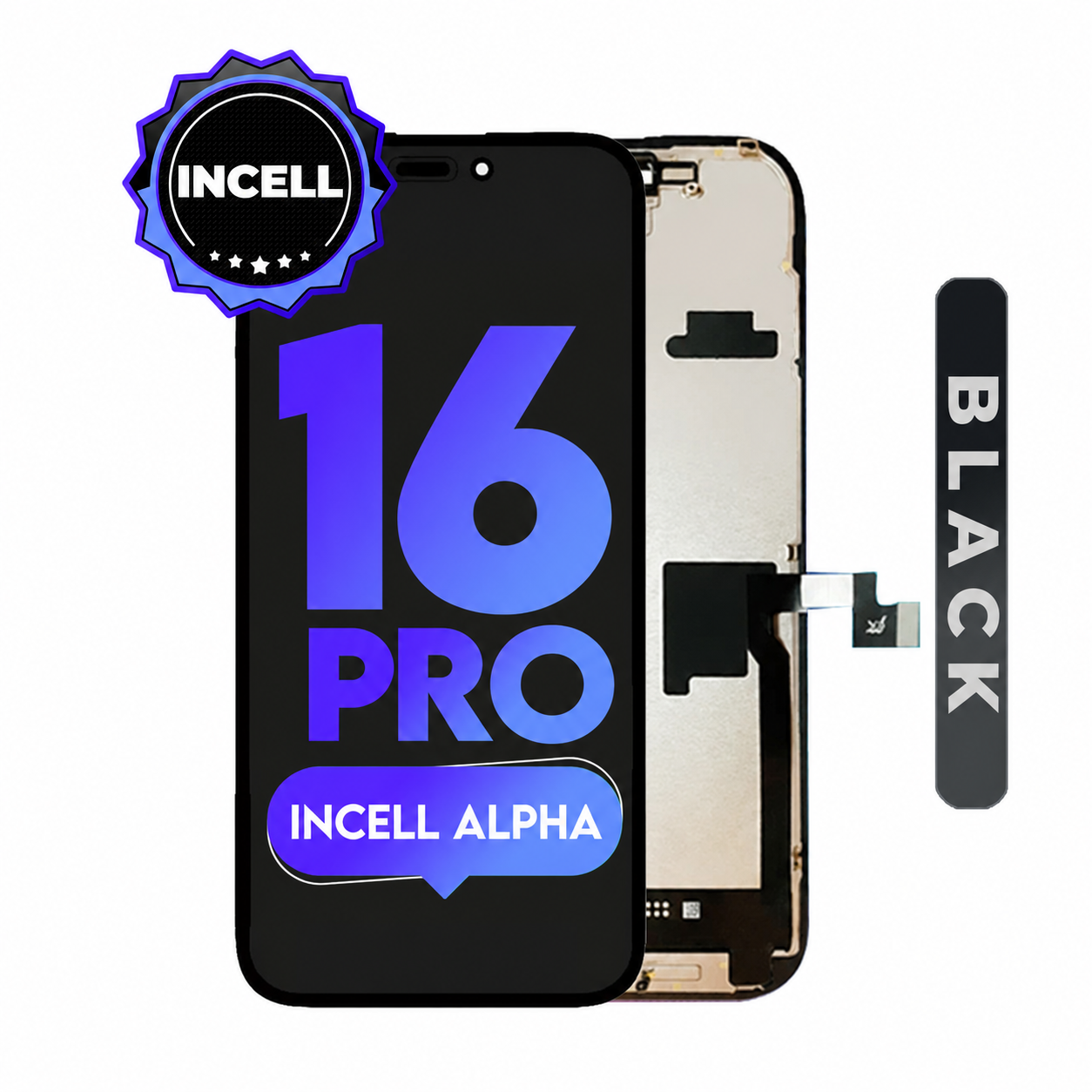 For iPhone 16 Pro | Alpha HD LCD (Full Coverage/ Breakage covered)