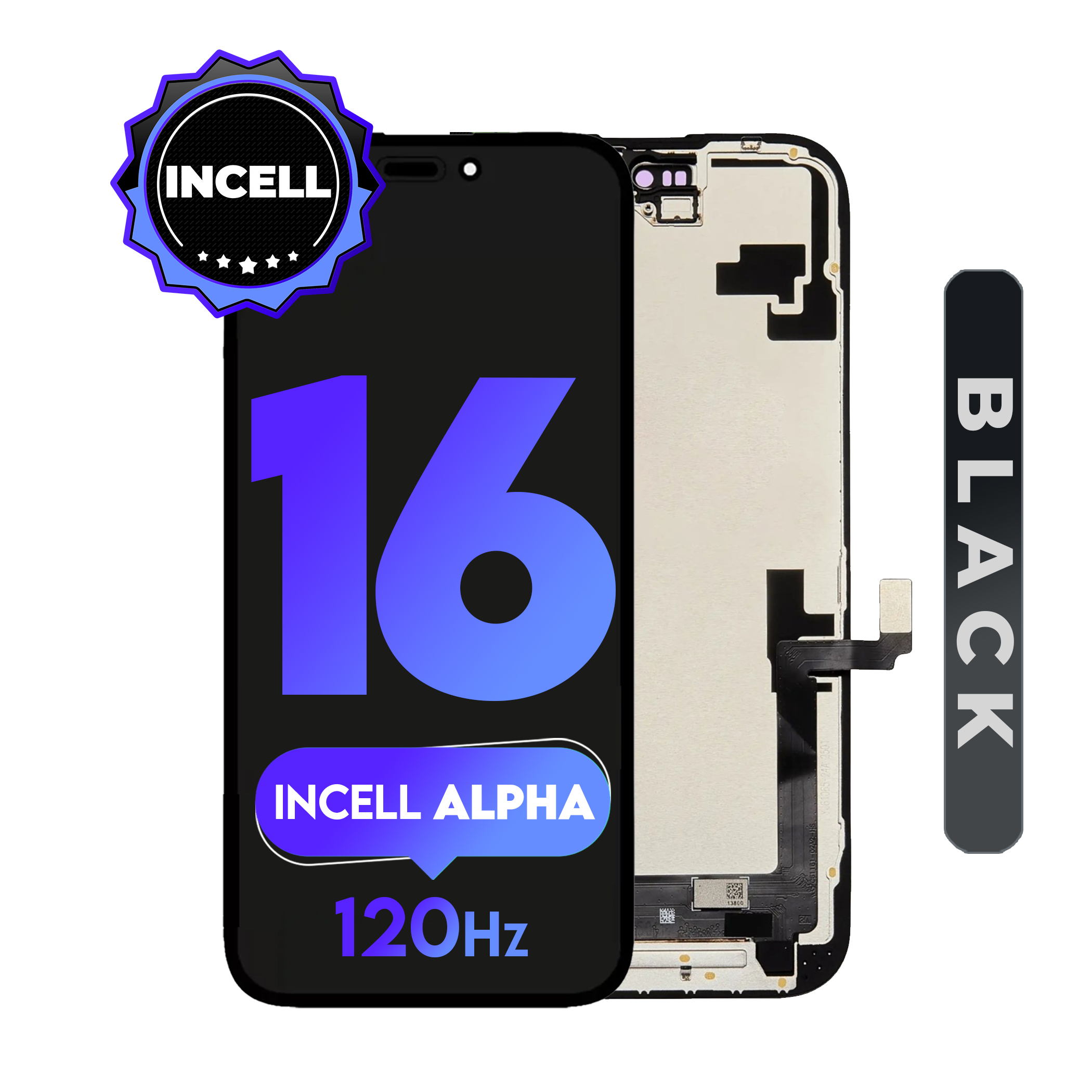 For iPhone 16 | Alpha HD LCD (Full Coverage/ Breakage covered)