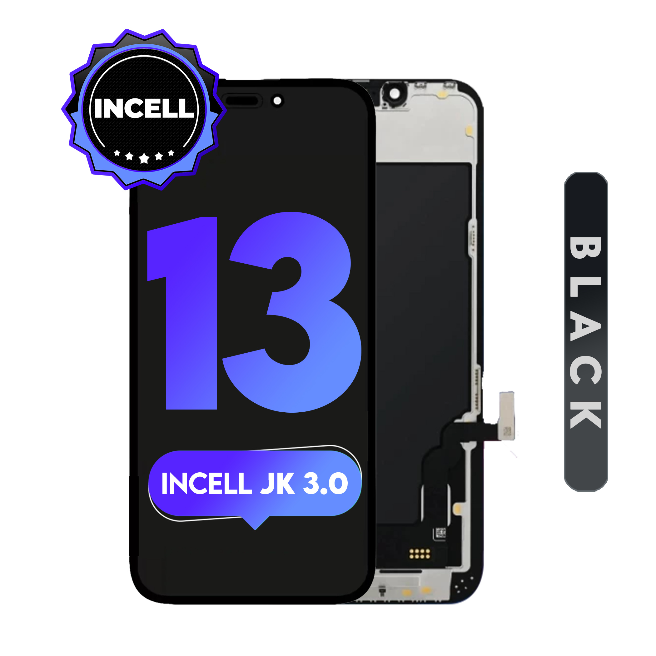 For iPhone 13 | ( Incell JK 3.0) LCD (Full Coverage/ Breakage covered)