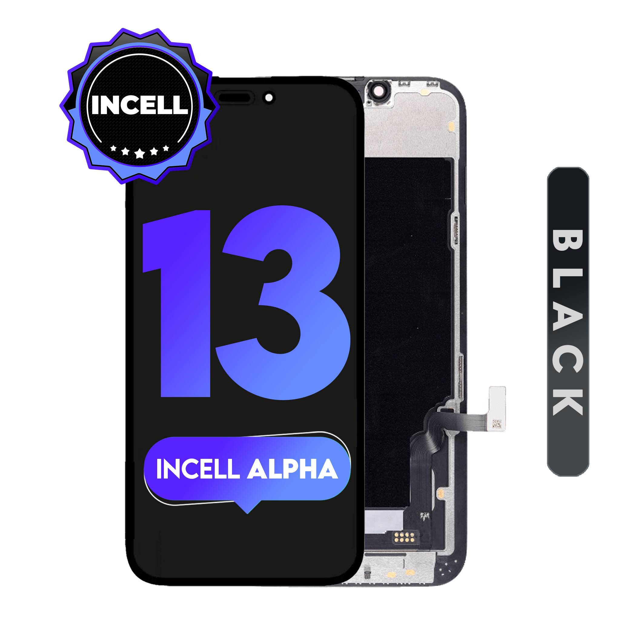 For iPhone 13 | Alpha HD LCD (Full Coverage/ Breakage covered)