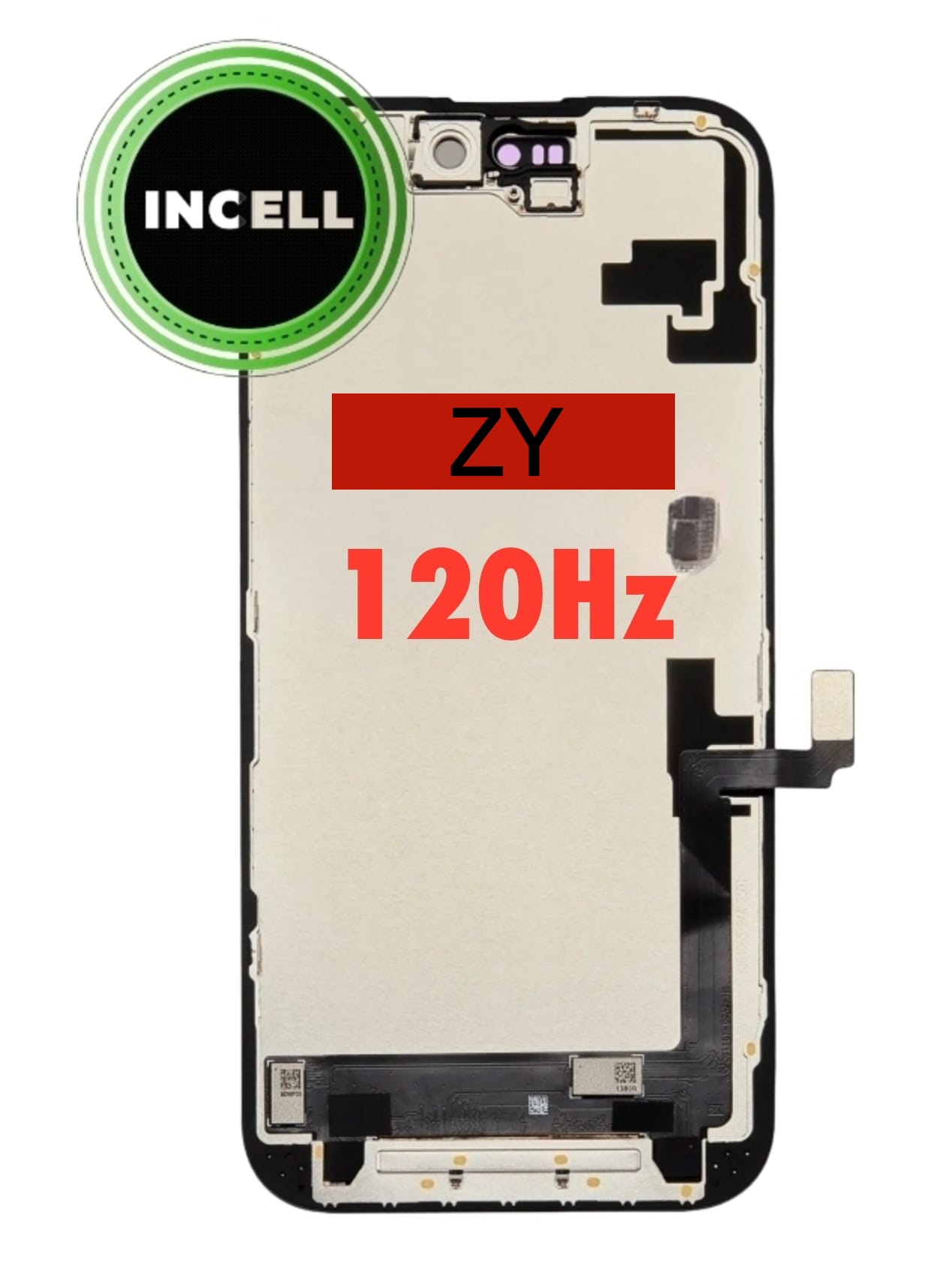 For iPhone 16 | (ZY) LCD Replacement Part (Full Coverage/ Breakage covered)