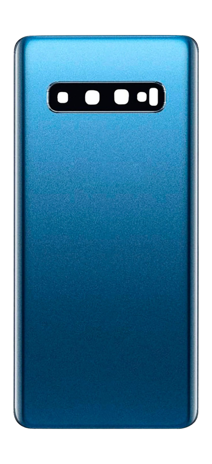 (Blue) For Galaxy S10 | Back Glass With Camera Lens (No Logo)