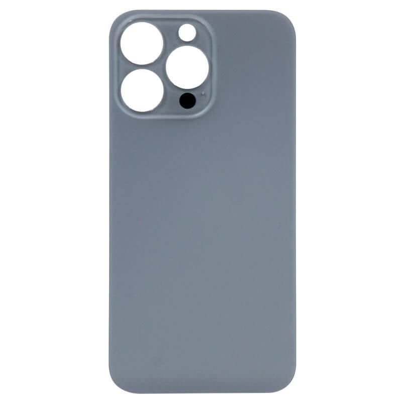 (BLUE) For iPhone 13 Pro | BACK DOOR GLASS (Big Hole) (No Logo)