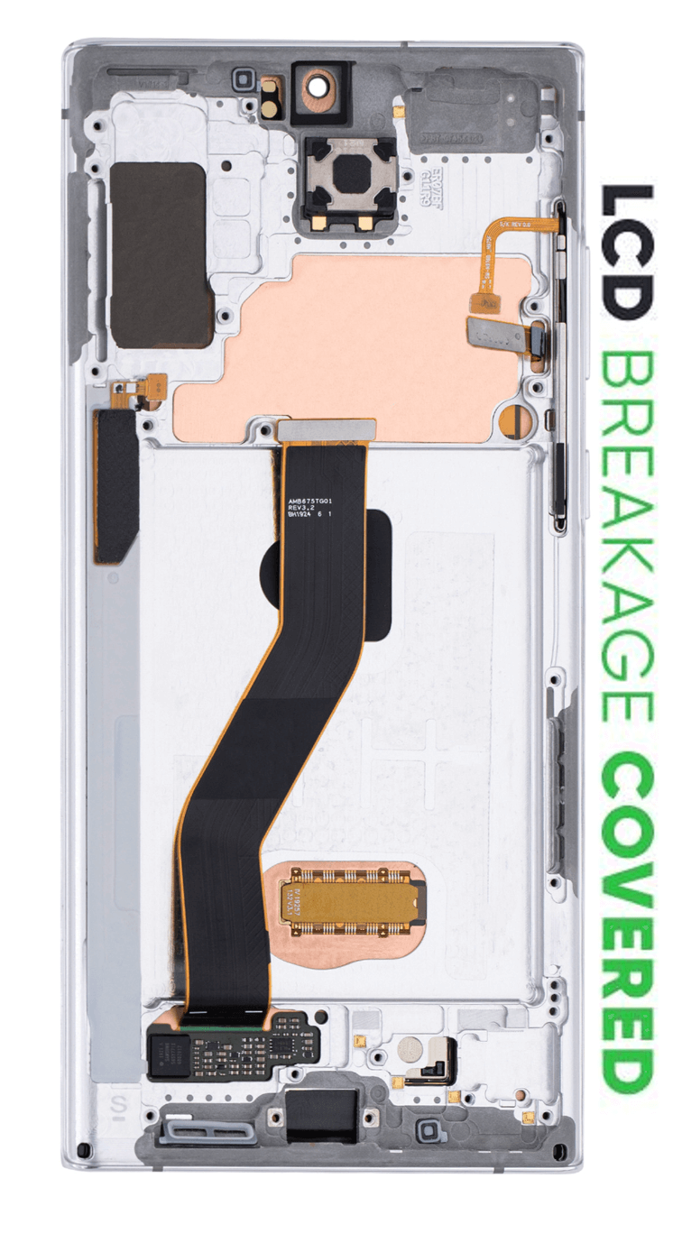 (Generic) For Galaxy Note 10 Plus | (with Frame) LCD Replacement Part - Aura White