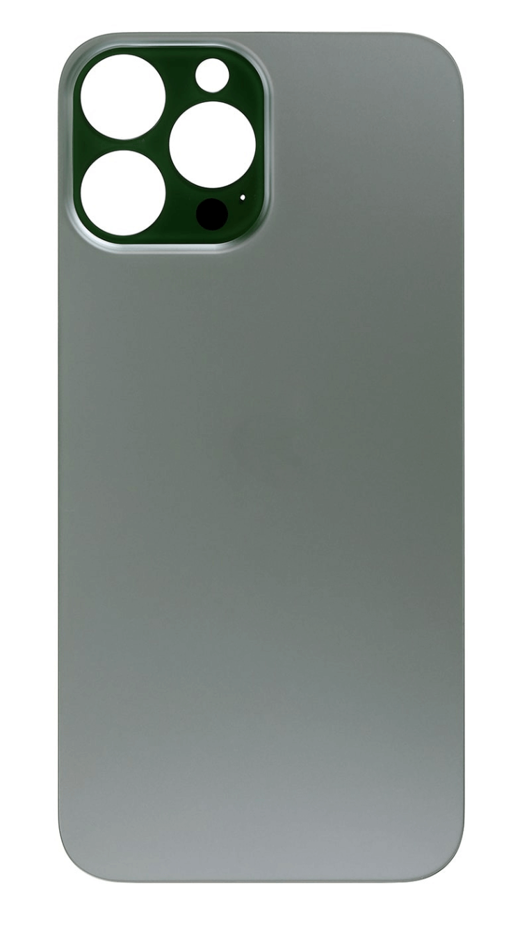 (GREEN) For iPhone 13 Pro | BACK DOOR GLASS (Big Hole) (No Logo)