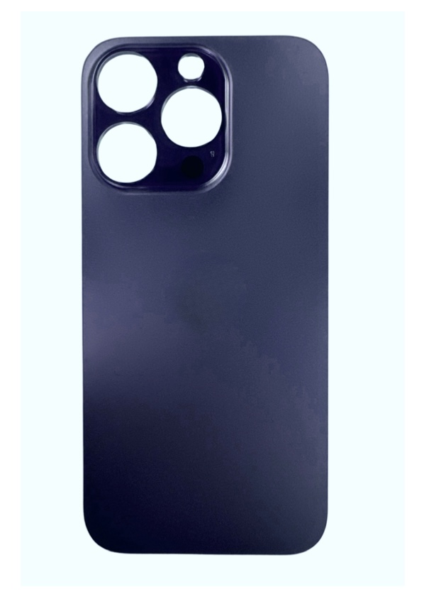 (PURPLE) For iPhone 14 Pro | Back Glass (Big Hole) (No Logo)