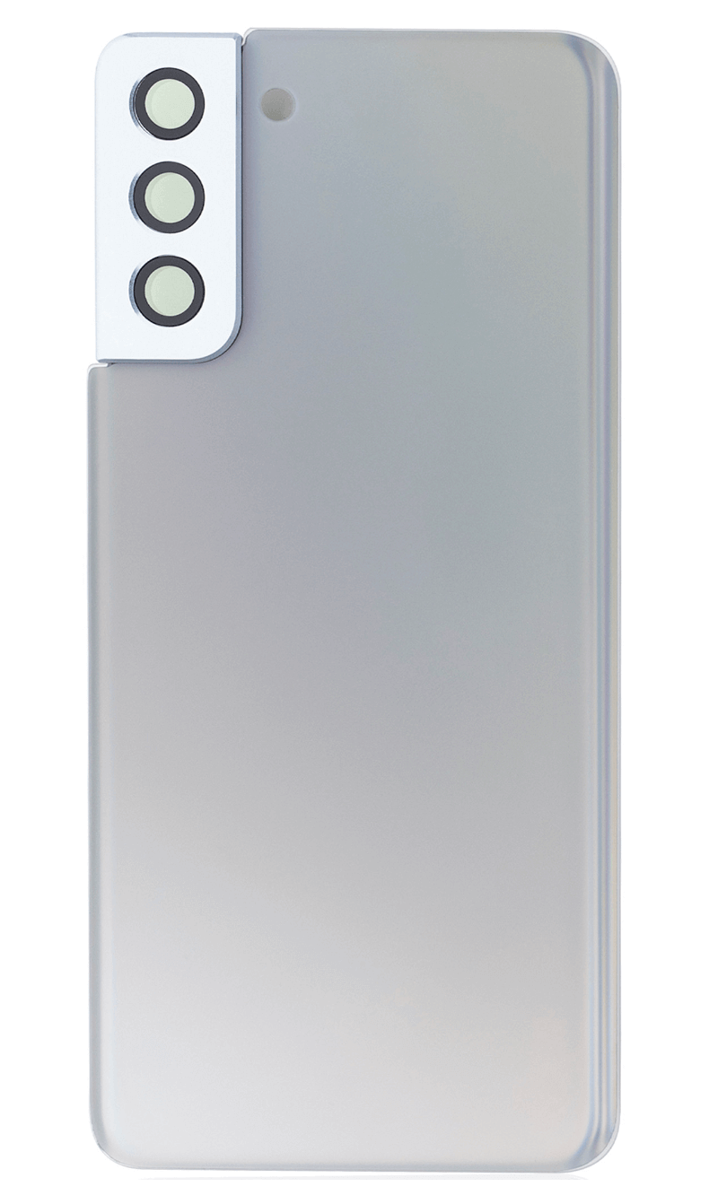 (Sliver) For Galaxy S21 Plus | Back Glass With Camera Lens (No Logo)