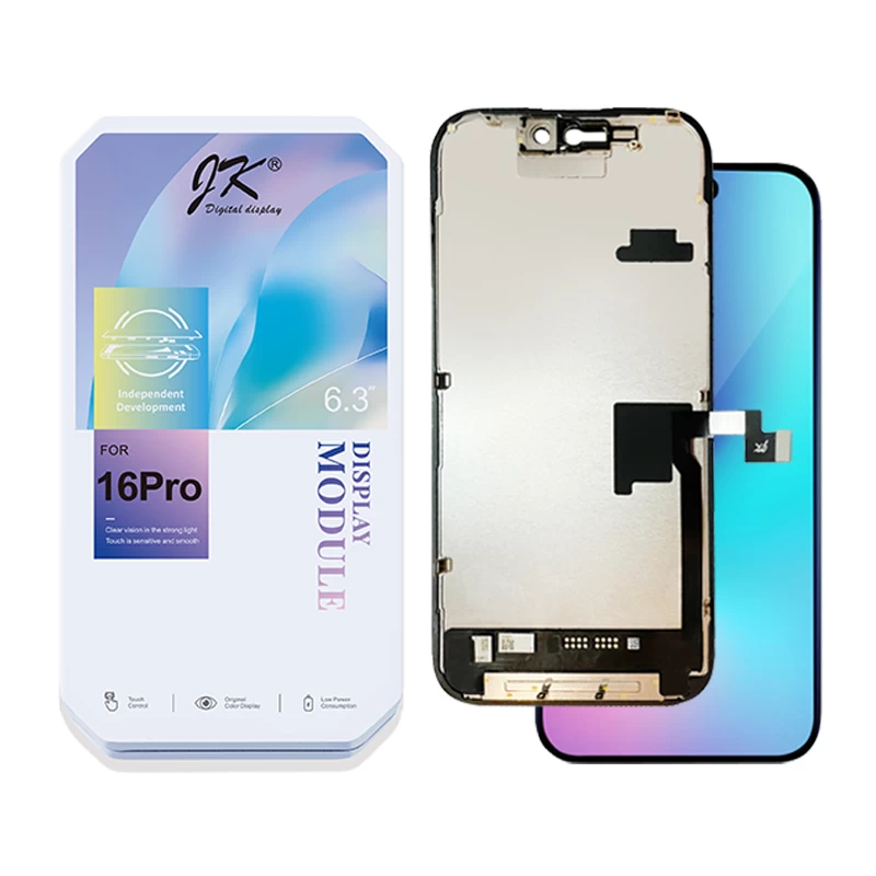 For iPhone 16 PRO | ( Incell JK 3.0) LCD Assembly (Full Coverage/ Breakage covered)