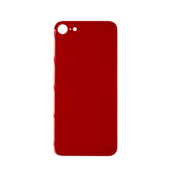 (Red) For iPhone SE 2020 / 2022 | BACK DOOR GLASS (Big Hole) (No Logo)